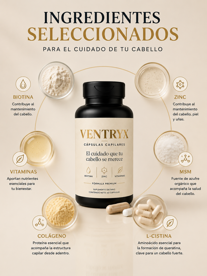 VENTRYX| El Cuidado que tu Pelo necesita.