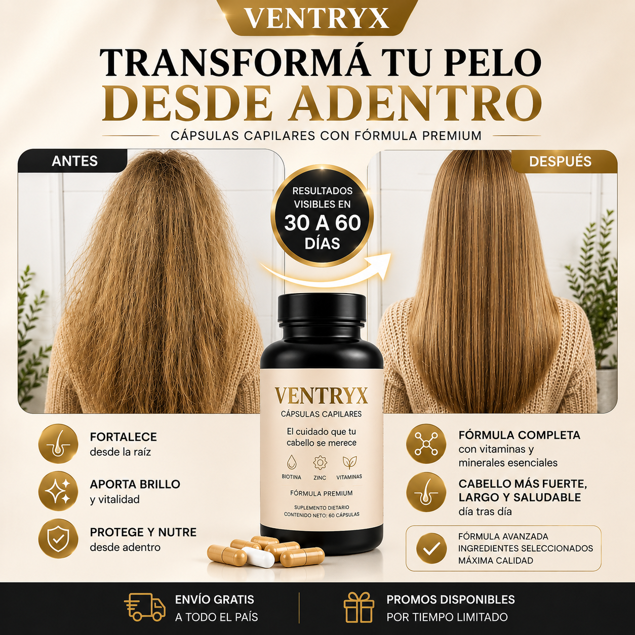 VENTRYX| El Cuidado que tu Pelo necesita.